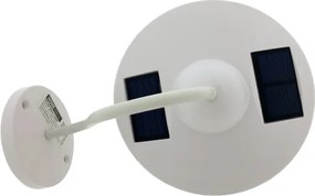 LED Solárne nástenné svietidlo LED/0,5W/1,2V IP44 biela