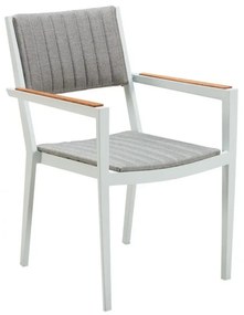 Záhradná jedálenská stolička HIGOLD Champion biela