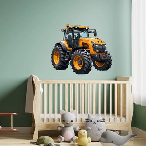 PIPPER. Textilná nálepka na stenu "Traktor"