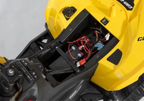 LEAN CARS Štvorkolka na akumulátor DK-CA002 4x4 12 V 10 Ah, žltá