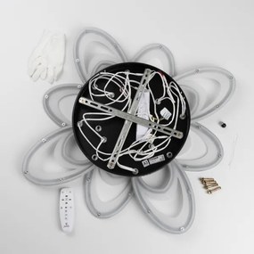 Brilagi - LED Stmievateľný prisadený luster TWIST LED/125W/230V 3000-6500K + DO