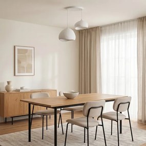 Brilagi - Lanový luster WABI SABI 2xE27/40W/230V priemer 70 cm biely