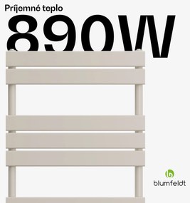 Blumfeldt Fairmont radiátor | 60 x 180 cm | nástenná montáž | moderný dizajn | prevádzka na teplú vodu