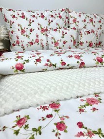 Posteľná obliečka Pink Roses 140x200/70x90 cm