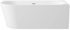 Deante Silia, voľne stojaca rohová vaňa 170x80 cm, pravá, biela lesklá, DEA-KDS_017P