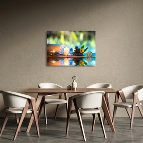 Sklenený obraz - Relaxácia (70x50 cm)