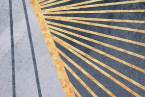 Sivý moderný koberec s jednoduchým vzorom Šírka: 120 cm | Dĺžka: 170 cm