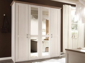 Šatníková skriňa Luca, 4-dverová