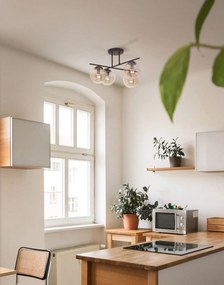 Stropná lampa so štyrmi tienidlami K-5161 Delta