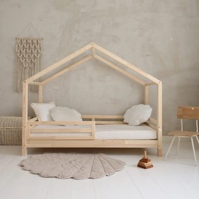 Posteľ v tvare domčeka Housebed Fello - 90 x 200 cm / prírodná