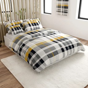 Obliečky z mikrovlákna GREY LINE sivé Rozmer obliečky: 70 x 90 cm | 140 x 200 cm