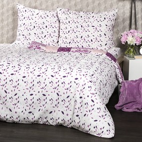 4Home Krepové obliečky Patchwork violet, 140 x 220 cm, 70 x 90 cm