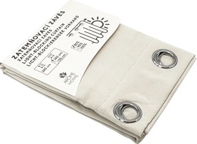 Home Elements Zatemňovací záves, svetlo béžová Množstvo: 2 ks