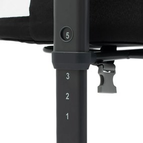 Baby Mix Prístavná postieľka Rose čierna, 84 x 80 x 52 cm