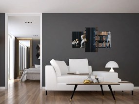 Obraz - V knižnici (90x60 cm)
