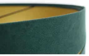 Luster na lanku SWING 1xE27/60W/230V zelená/zlatá