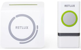 Retlux RDB 100 Bezdrôtový zvonček na AAA batérie, 1​x tlačidlo, dosah 150 m