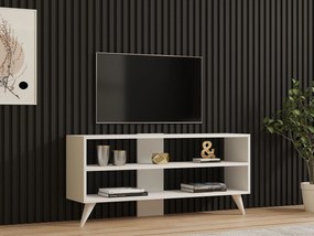 TV stolík Mosudi (biela) . Vlastná spoľahlivá doprava až k Vám domov. 1095106