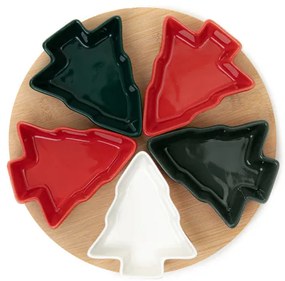 Sada servírovacích misiek TROEL v tvare vianočného stromčeka 832555