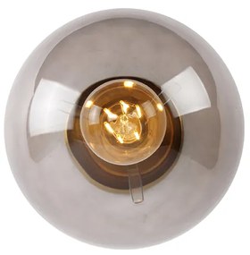 Inteligentné stropné svietidlo mosadzné s dymovým sklom vrátane WiFi ST64 - Pallon