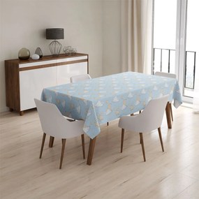 Sablio Obrus Mesiačiky, hviezdičky a obláčiky - 90x90 cm