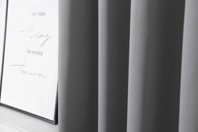 Záves OXFORD LIGHT 140x250 cm, svetlosivý Zavesenie: Riasiaca páska