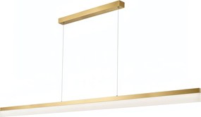 Toolight Toolight, LED stropné svietidlo 200cm, 48W, 4000K, APP1697-CP, zlatá matná, OSW-07893