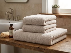 Uterák NORIELLE 50x90 cm béžový, 100% bavlna