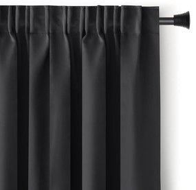 Záves AmeliaHome Blackout II 140x245 cm čierna