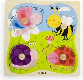 Puzzle na podložke Viga 50131 hmyz