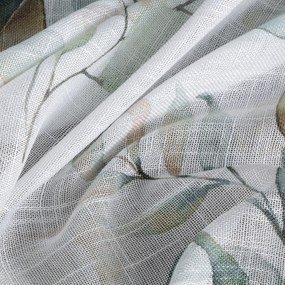 ZÁVES NA KRÚŽKOCH SENA 140X250 CM LISTY