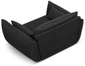 Tmavosivé kreslo Vanda - Mazzini Sofas