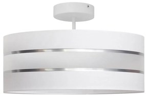 Luster na tyči HELEN 3xE27/15W/230V biela/lesklý chróm