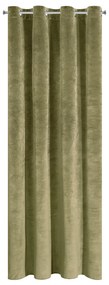 ZATEMŇOVACÍ ZÁVES NA KRÚŽKOCH RIA 140X250 CM OLIVOVÁ