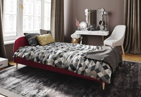Čalúnená posteľ LOFT + rošt, 90x200, itaka 16