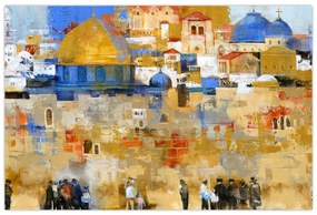 Obraz - Múr nárekov, Jeruzalem, Izrael (90x60 cm)