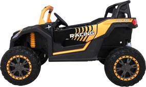 Ramiz Buggy ATV Racing pre 2 deti Zlatá + pohon 4x4 + diaľkové ovládanie + pomalý štart + MP3 LED