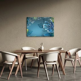 Obraz - Listy tropických rastlín (70x50 cm)