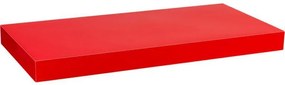 Stilista nástenná polica Volato, 100 cm, lesklá červená