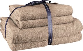 XXXLutz SADA UTERÁKOV NA RUKY, 50x100/70x140 cm, taupe Kleine Wolke - Kúpeľňový textil - 003342076405