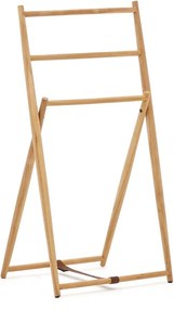 Nemý sluha z teakového dreva v prírodnej farbe Roxana – Kave Home