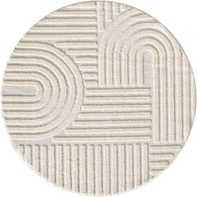 Krémový okrúhly koberec ø 200 cm Art – Ayyildiz Carpets