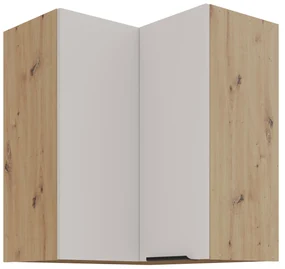 Horná rohová kuchynská skrinka Sayla 60x60 GN-72 2F (90°) (kašmír + dub artisan). Akcia -20%. Vlastná spoľahlivá doprava až k Vám domov. 1121430
