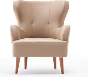 Křeslo Karina samet krémové