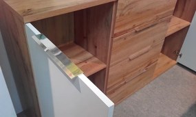 Komoda Capri, dub wotan/biela