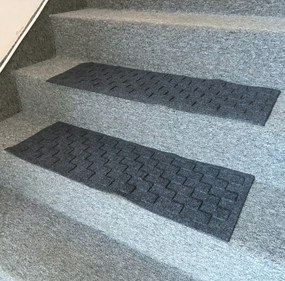 Home Elements Rohož na schody Kocka šedá Množství: 2 ks