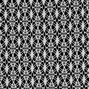 ZÁCLONA NA KRÚŽKOCH MIRELLA 140X250 CM BIELA