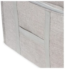 Sivý kompresný úložný box Compactor Oxford, 210 l