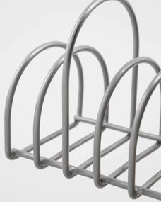 House Doctor Kovový stolný organizér Pampi Brushed Silver