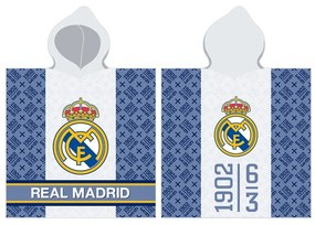 Detské pončo Real Madrid 01 60x120 cm 100% Bavlna Carbotex